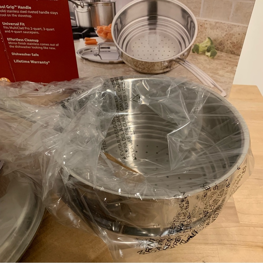 Cuisinart NIB Multiclad Pro Stainless Steamer - Picture 6 of 8